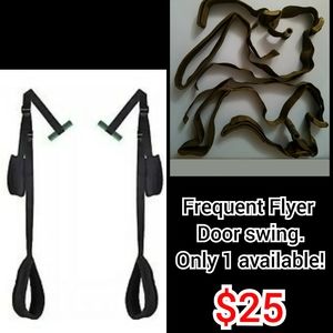 Frequent flyer door swing/sling